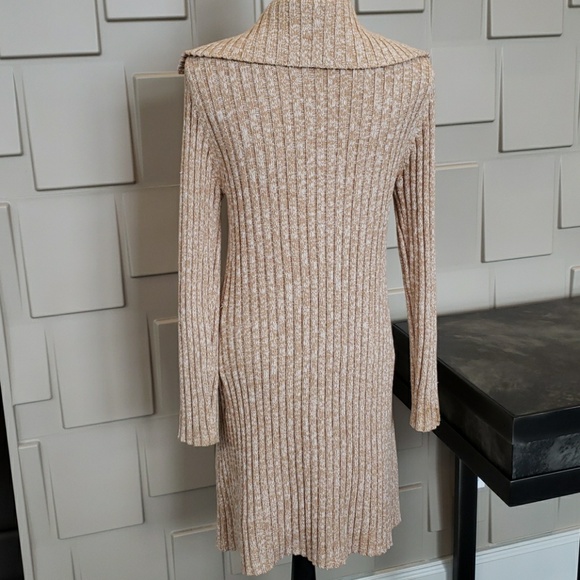 North Crest sweater coat jacket beige tan long sleeve Size Large Juniors - Picture 5 of 5